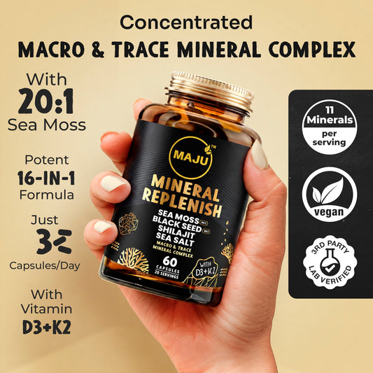 16-in-1 Mineral Replenish — MAJU Sea Moss Macro & Trace Mineral Complex