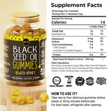 Black Seed Oil Gummies (90ct) - World's First - Maju Superfoods