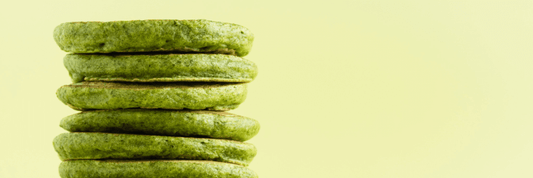 Quinoa Moringa Banana Pancakes