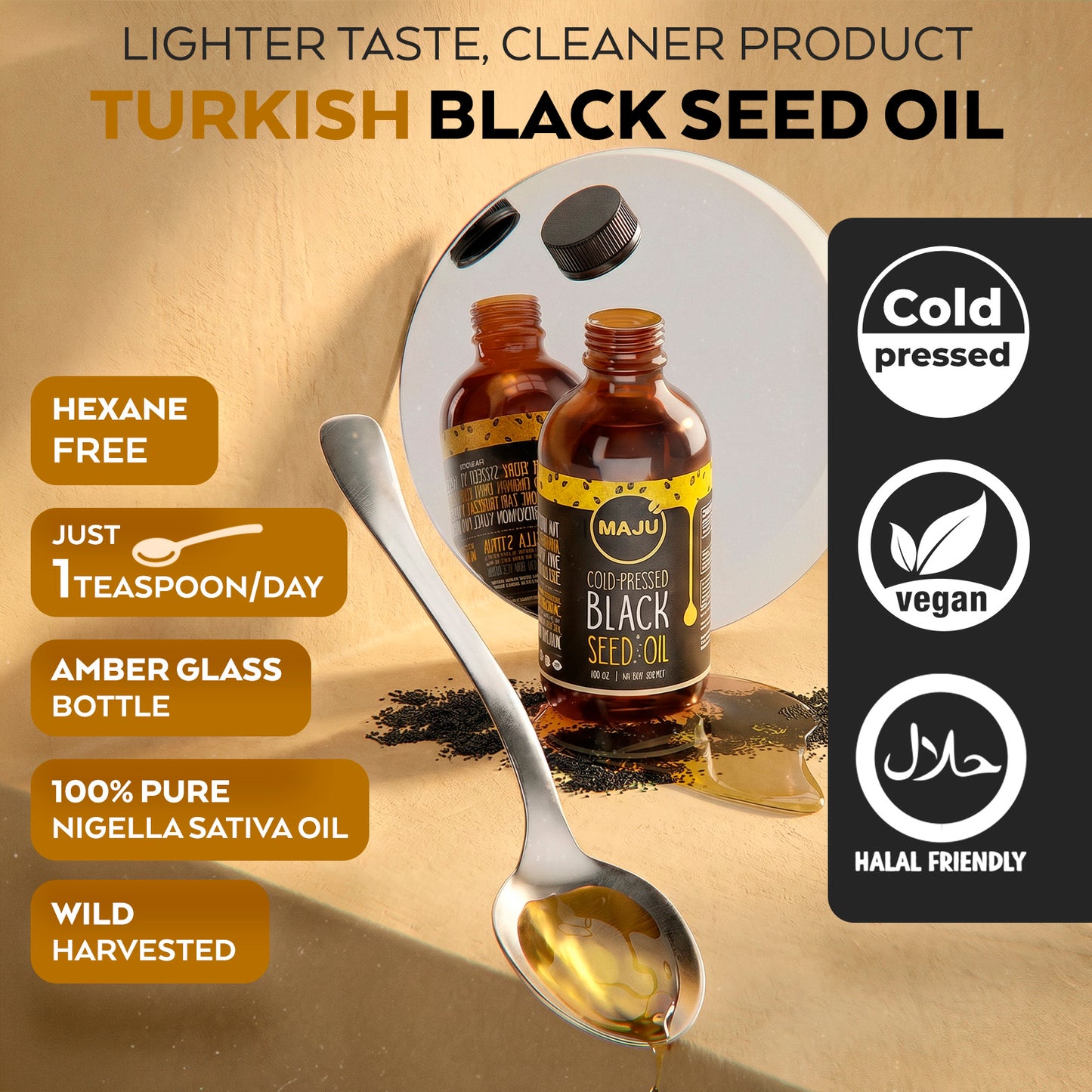 MAJU's Black Seed Oil - Maju Superfoods