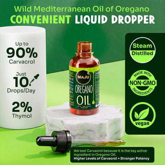 Oil of Oregano 1oz — MAJU Wild-Grown High-Carvacrol