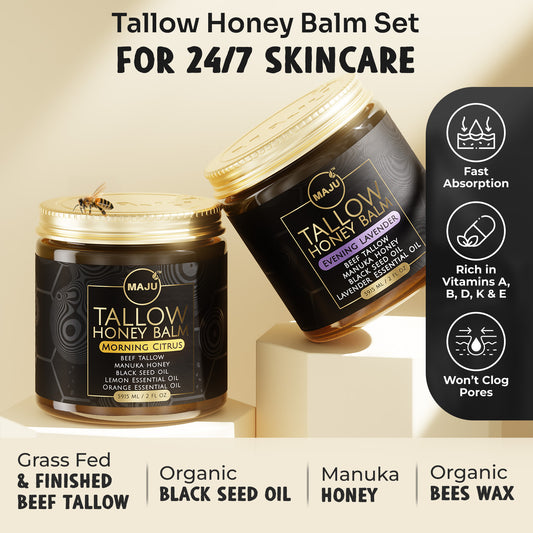 Maju's Tallow Black Seed Honey Balm - Maju Superfoods