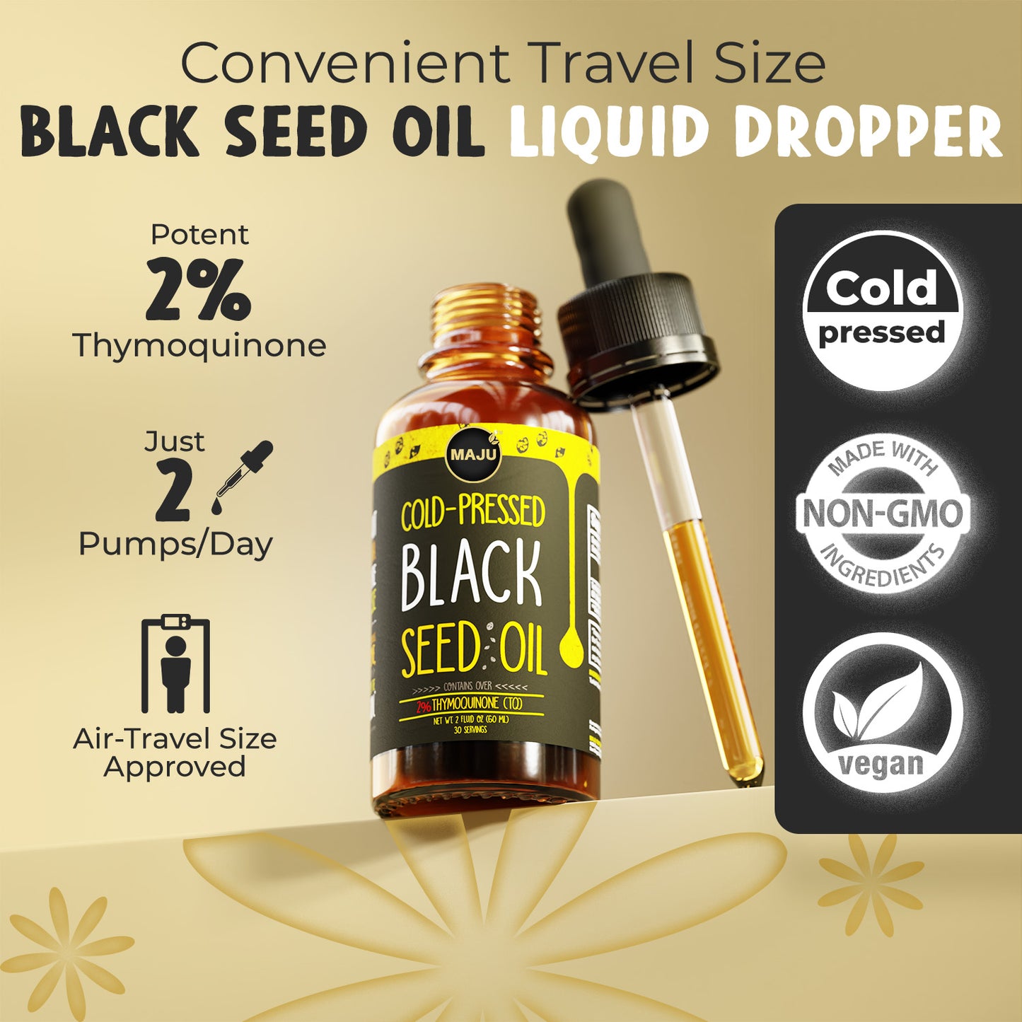 Black Seed Oil Liquid Dropper (2oz)