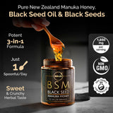 BSM No. 1™ (5.5oz) - 3-in-1 Black Seed, Manuka Honey