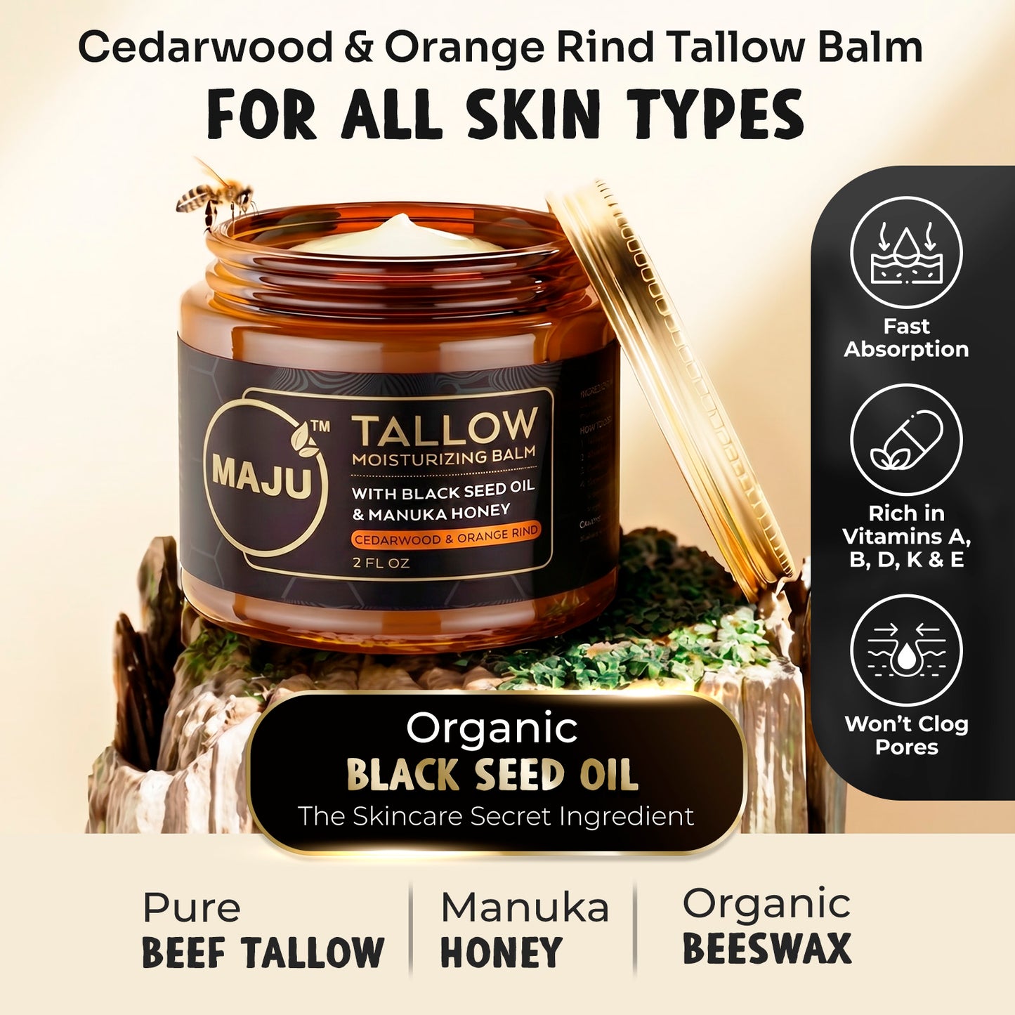 Maju's Tallow Moisturizing Balm