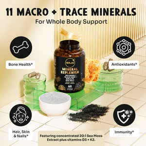 16-in-1 Mineral Replenish — MAJU Sea Moss Macro & Trace Minerals - Thumbnail 3