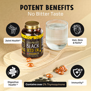 Black Seed Oil Capsules (120ct) - Thumbnail 4