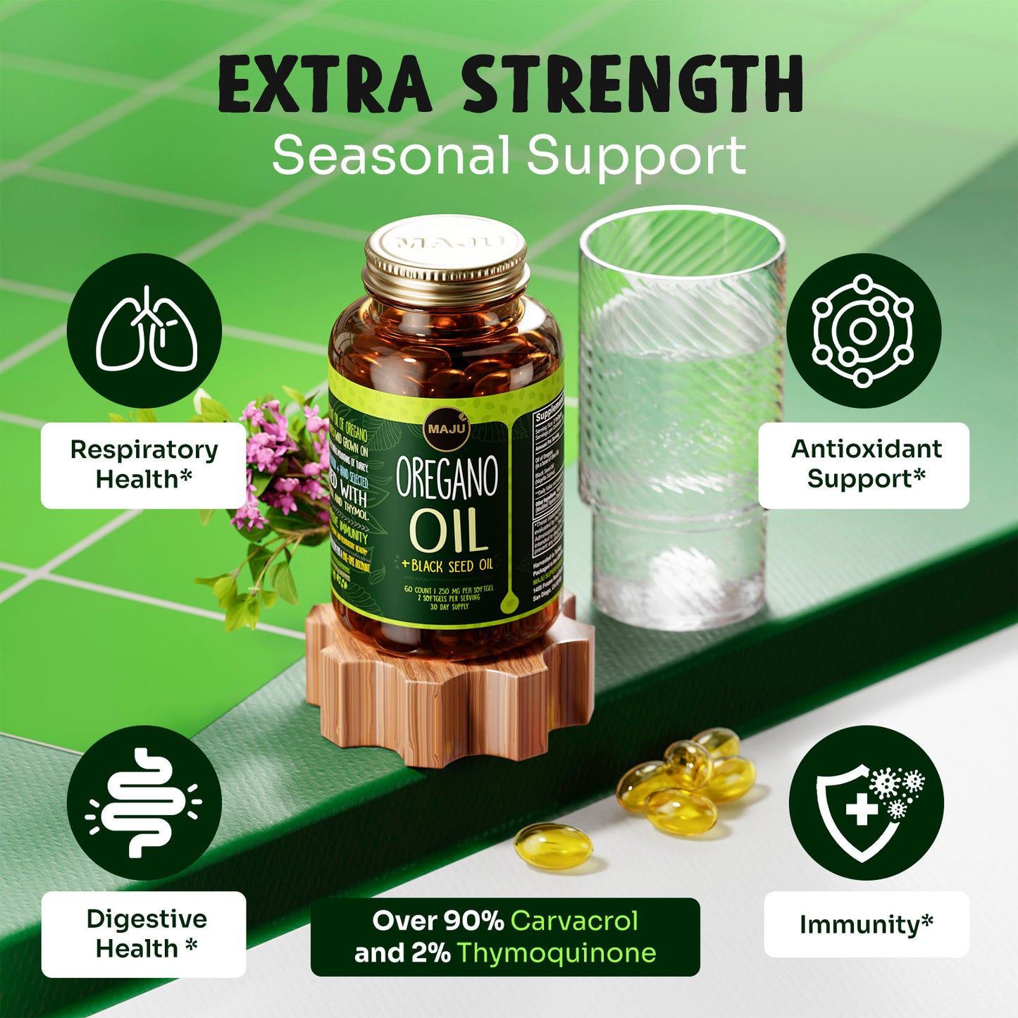 Oregano Oil Capsules (60ct)