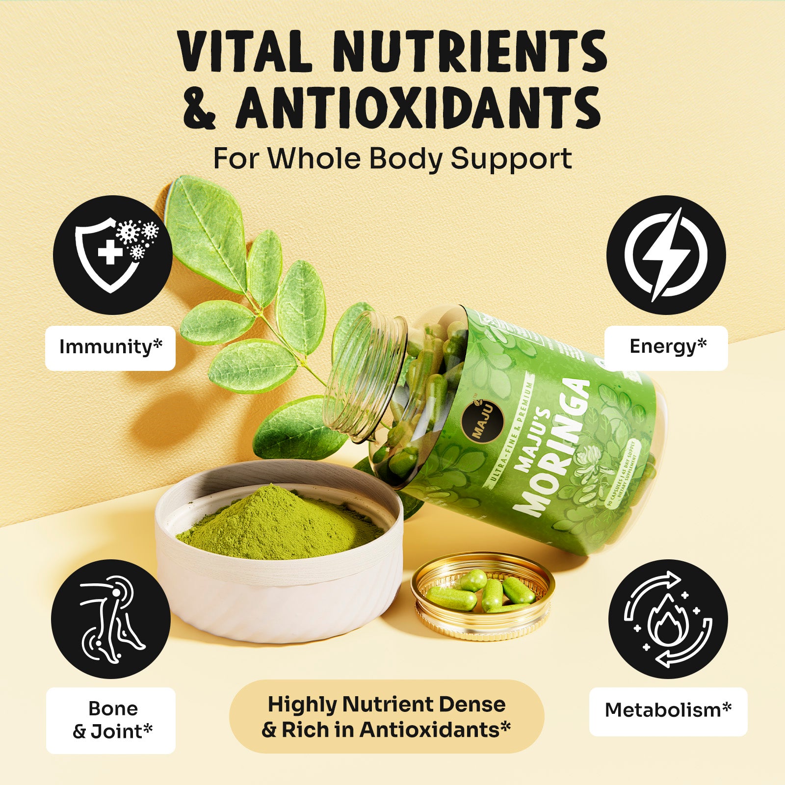 Moringa Capsules (90ct) - Image 3