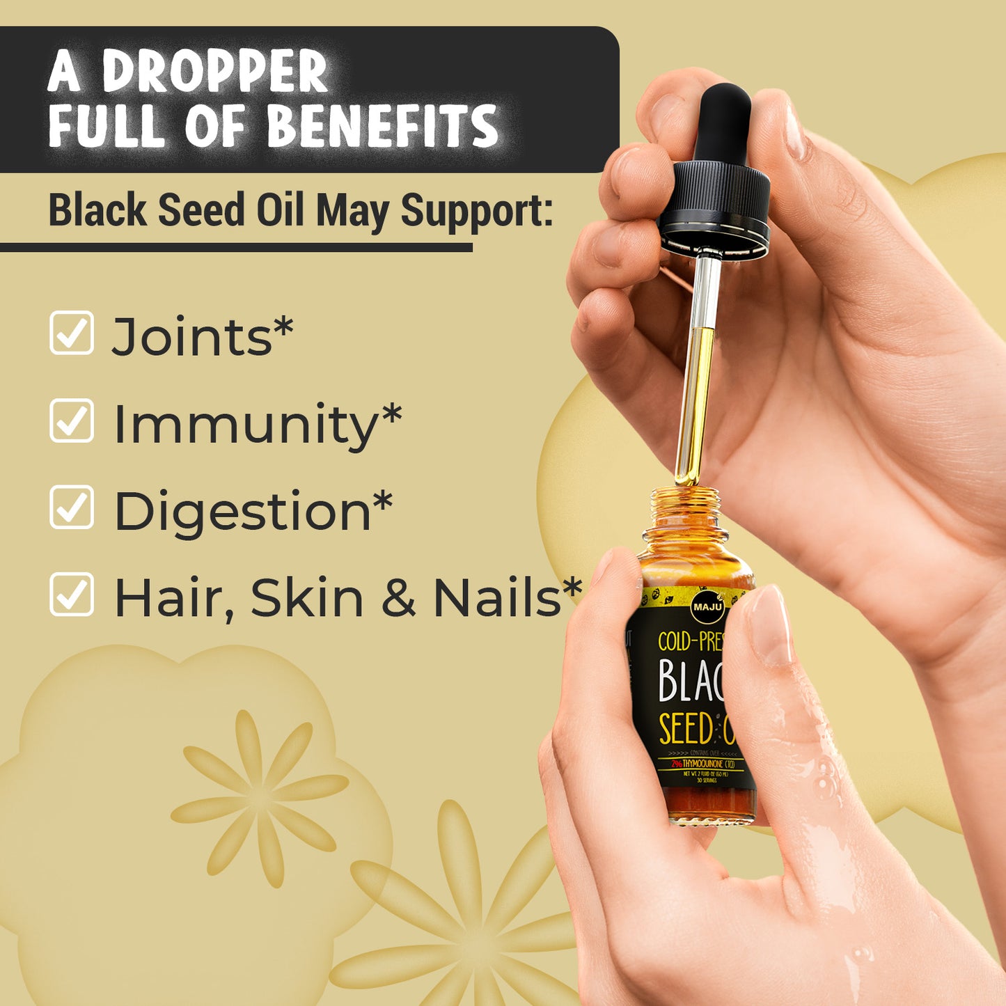 Black Seed Oil Liquid Dropper (2oz)