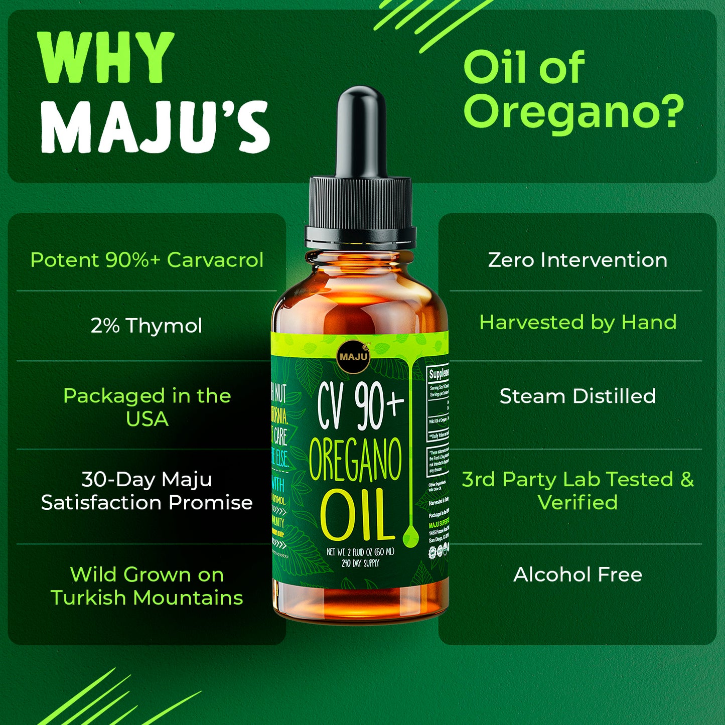 CV90 Oil of Oregano (2oz) - Maju Superfoods