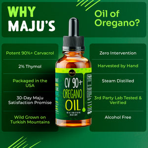 Oil of Oregano 2oz — MAJU Wild-Grown High-Carvacrol - Thumbnail 4