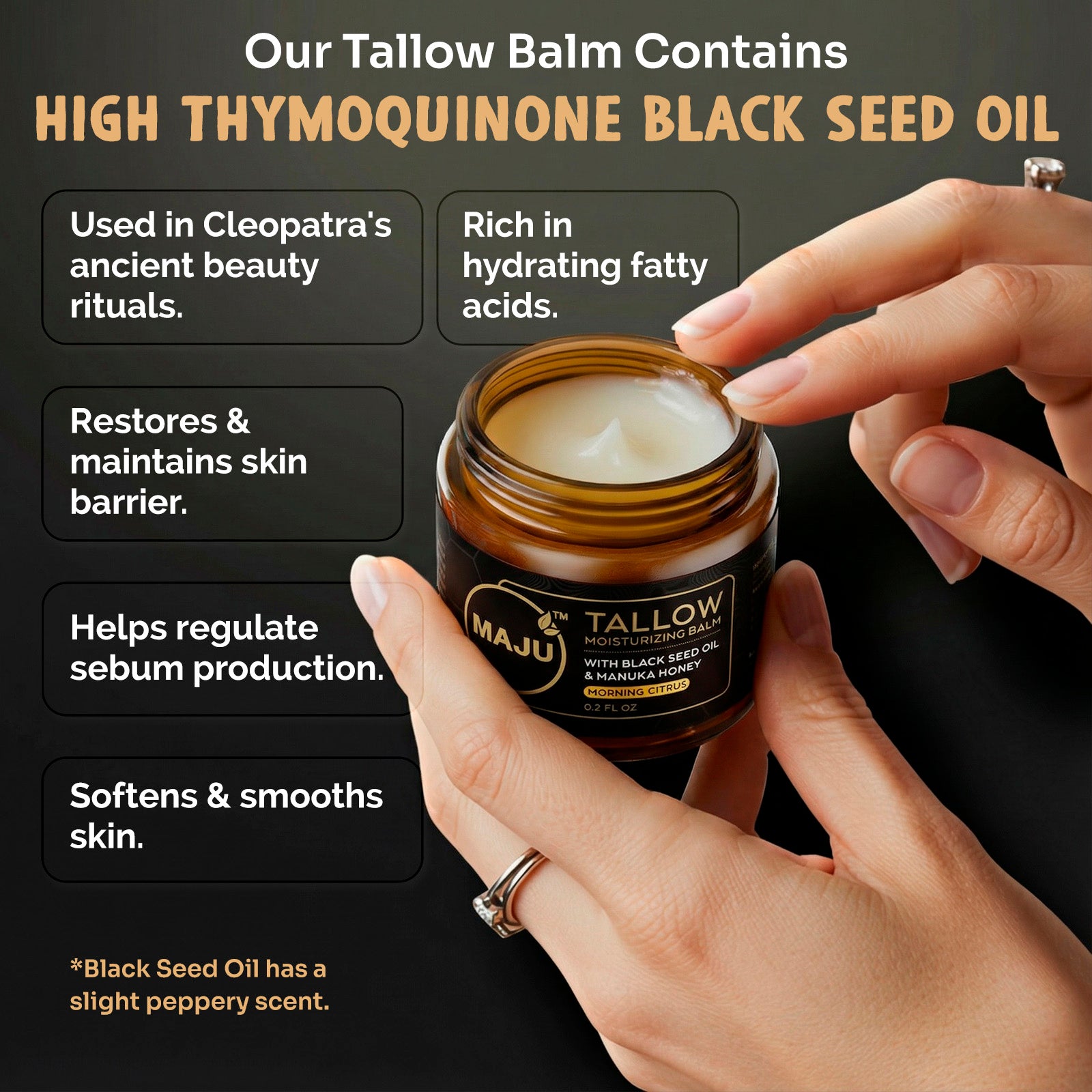 Maju's Tallow Black Seed Honey Balm - Image 5