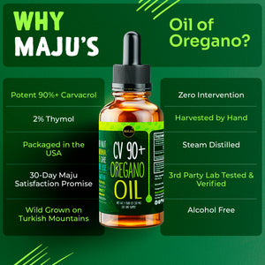 Oil of Oregano 1oz — MAJU Wild-Grown High-Carvacrol - Thumbnail 4
