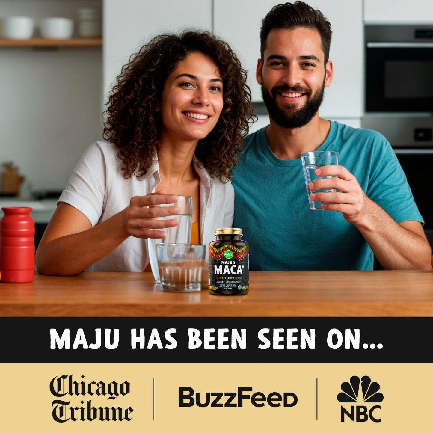 Organic Maca Plus™ Capsules (120ct) - Maju Superfoods