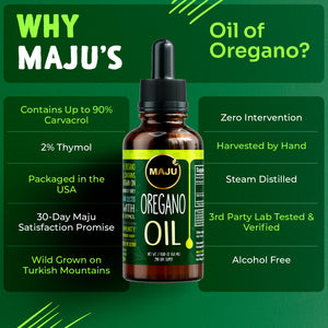 Oil of Oregano 2oz — MAJU Wild-Grown High-Carvacrol - Thumbnail 5