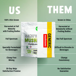 Mushroom Coffee Extract 80g — MAJU Lion's Mane, Chaga, Cordyceps & Reishi Blend - Thumbnail 5