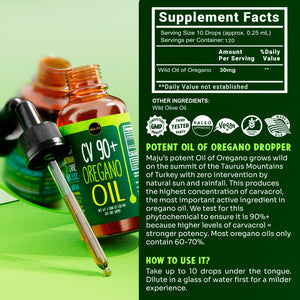 Oil of Oregano 1oz — MAJU Wild-Grown High-Carvacrol - Thumbnail 6