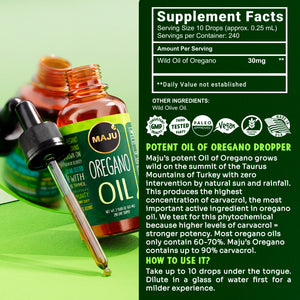 Oil of Oregano 2oz — MAJU Wild-Grown High-Carvacrol - Thumbnail 6