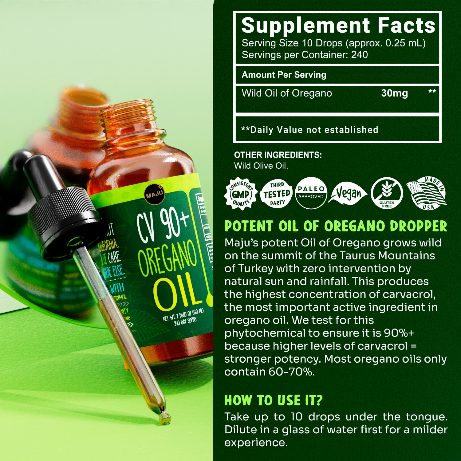 CV90 Oil of Oregano (2oz) - Image 6