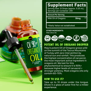 Oil of Oregano 2oz — MAJU Wild-Grown High-Carvacrol - Thumbnail 6