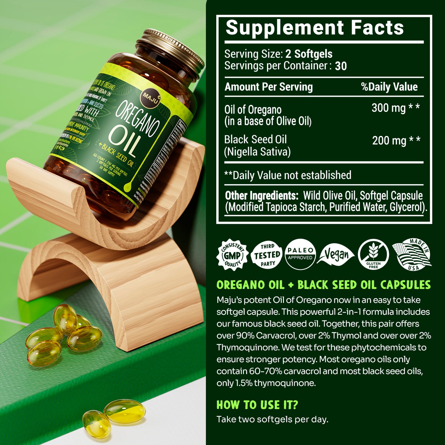Oregano Oil Capsules (60ct)