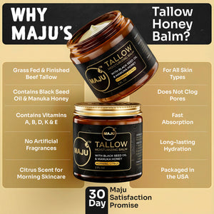 Maju's Tallow Black Seed Honey Balm - Thumbnail 8
