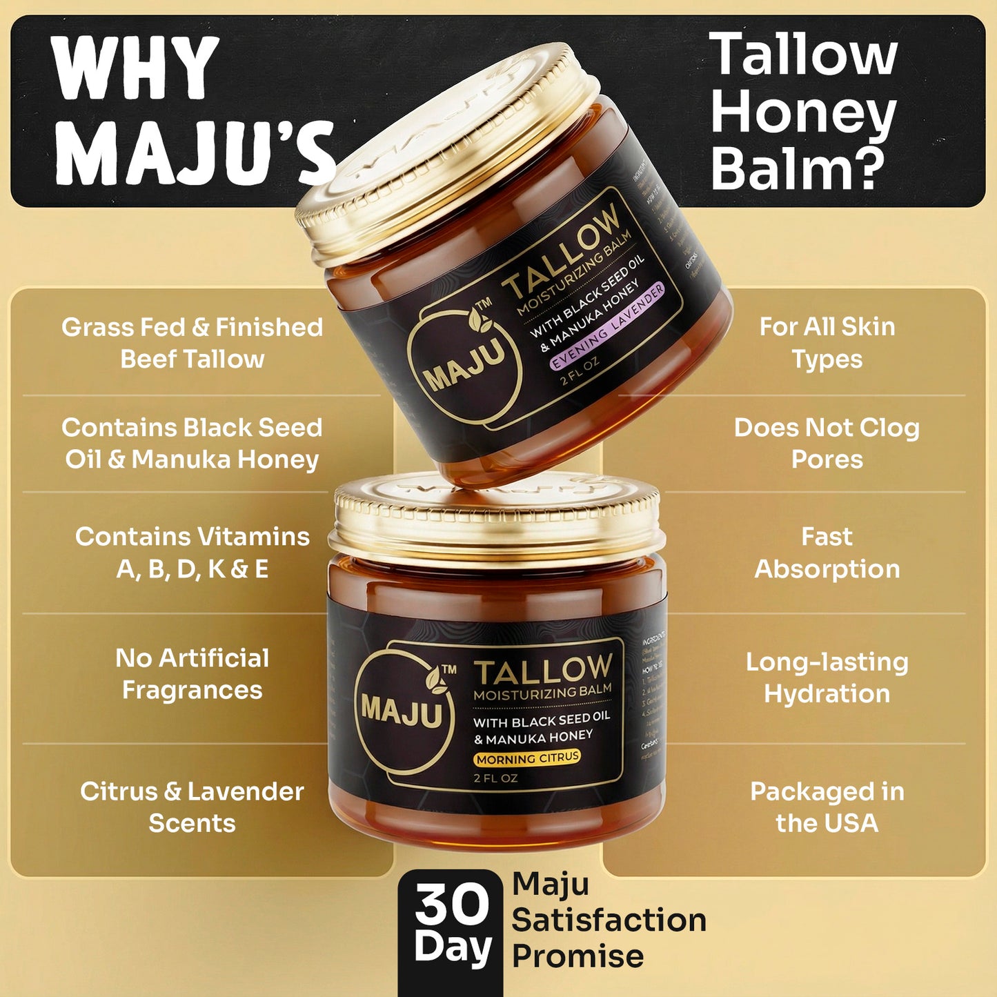 MAJU's Tallow Black Seed Manuka Honey Balm Subscription Plan