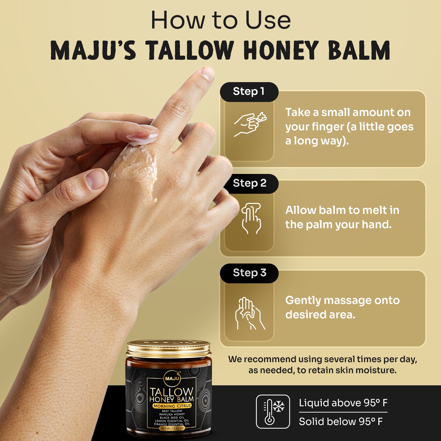 Maju's Tallow Honey Balm - Maju Superfoods
