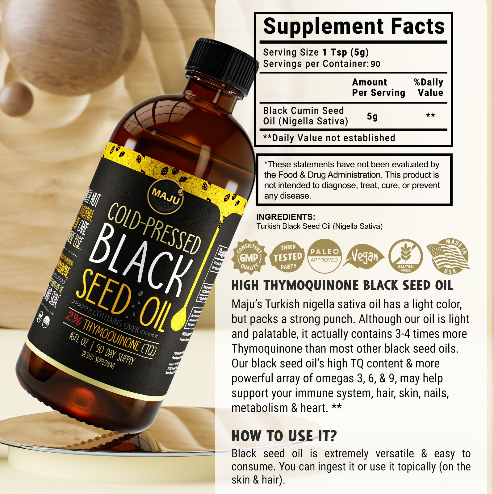 Black Seed Oil (16oz) - Image 7