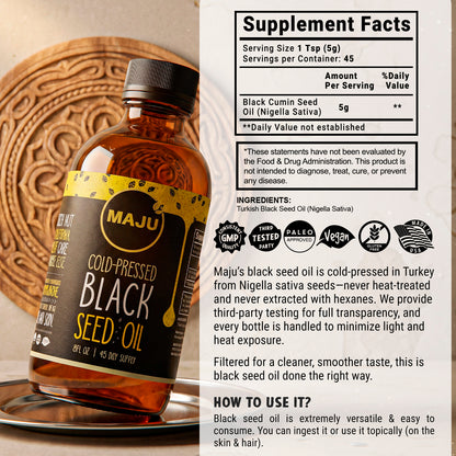 MAJU's Black Seed Oil - Maju Superfoods