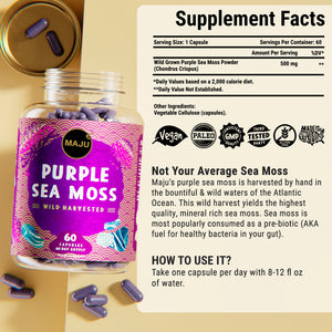 Black Seed Oil & Purple Sea Moss Capsule Bundle - Thumbnail 8