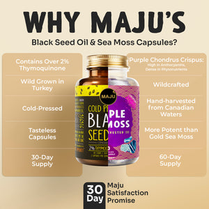 Black Seed Oil & Purple Sea Moss Capsule Bundle - Thumbnail 6