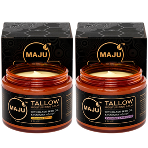 Beef Tallow Balm — MAJU Grass-Fed with Manuka Honey, Face & Skin Moisturizer - Thumbnail 4