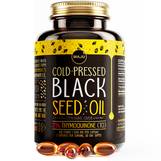 Black Seed Oil Capsules (60ct) 20.00% Off Auto renew - Maju Superfoods