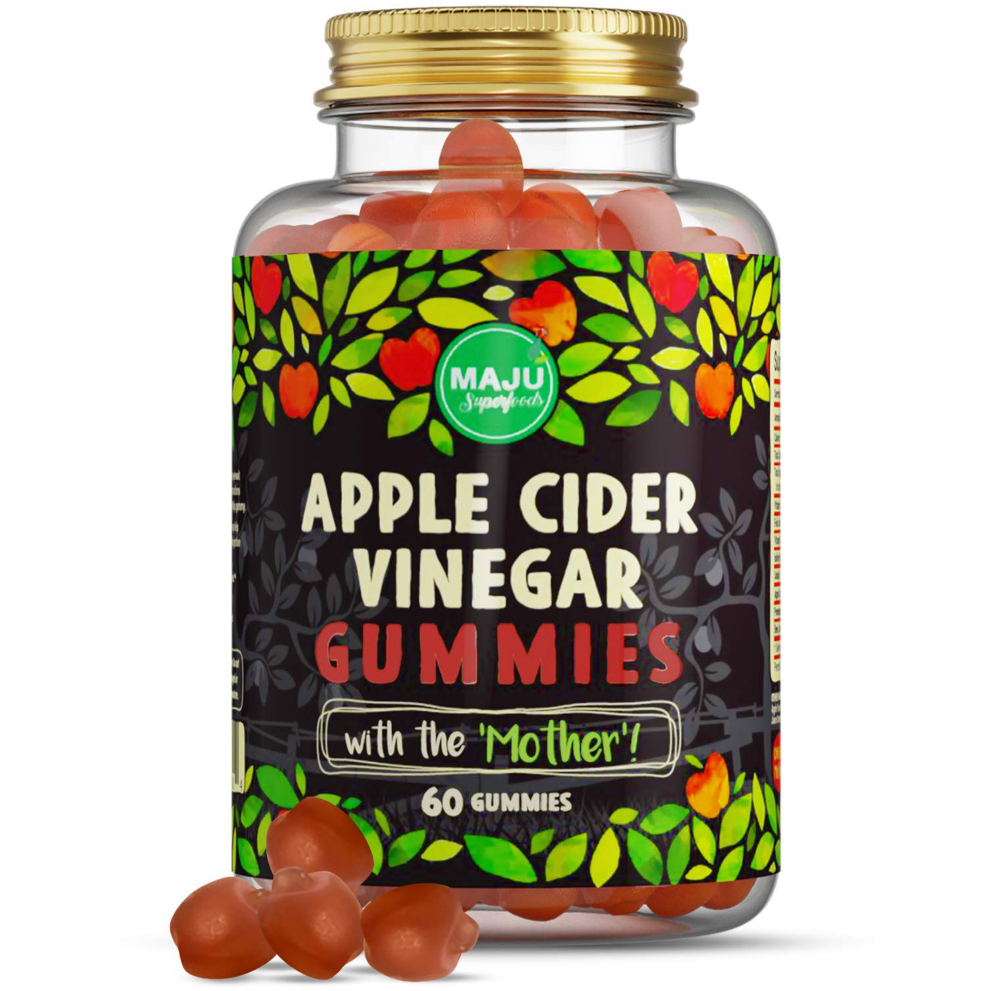 Apple Cider Vinegar Gummies - Raw and Unfiltered with the Mother