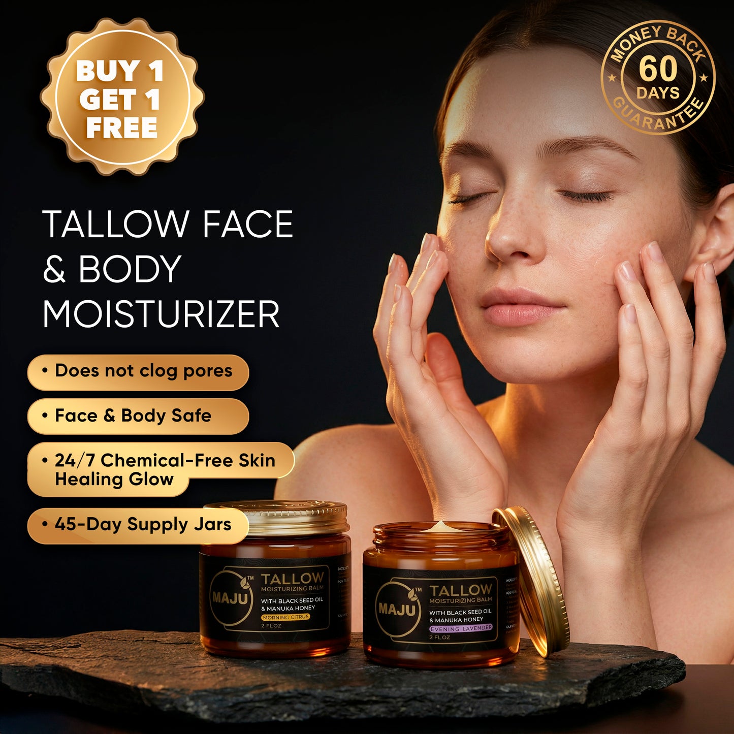 MAJU's Tallow Black Seed Manuka Honey Balm Subscription Plan