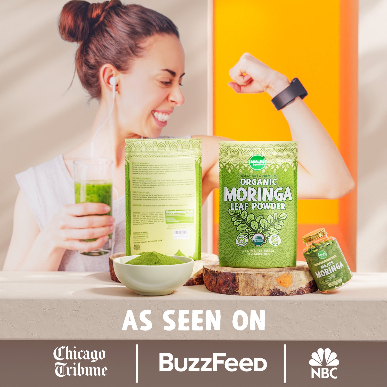 Organic Moringa Powder (1 lb) - Image 5