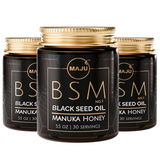 BSM No. 1™ (5.5oz) - 3-in-1 Black Seed Oil, Manuka Honey