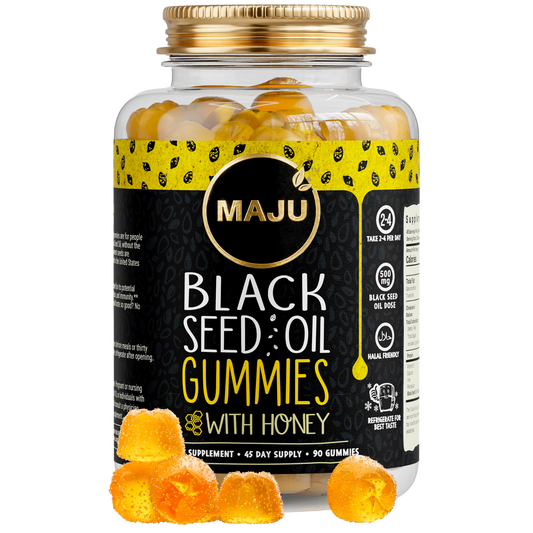 Black Seed Oil Gummies 90ct, 500mg — MAJU Chewable