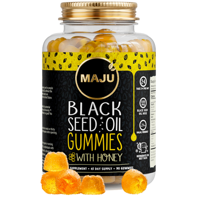 Black Seed Oil Gummies 90ct, 500mg — MAJU Chewable