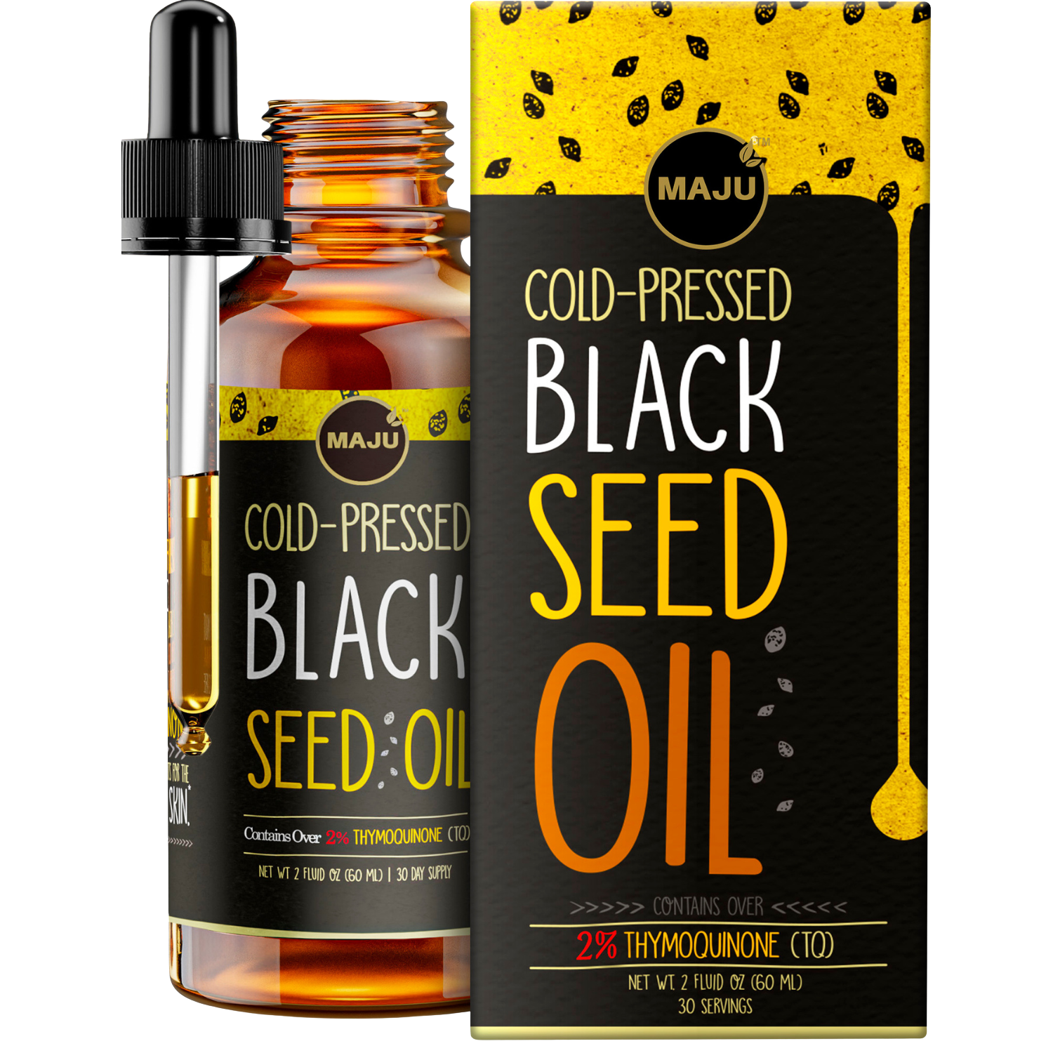 Black Seed Oil Liquid Dropper (2oz) - Image 1