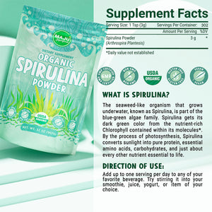 Organic Spirulina Powder (2lb) - Thumbnail 6