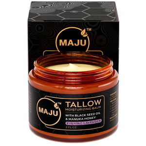 Beef Tallow Balm — MAJU Grass-Fed with Manuka Honey, Face & Skin Moisturizer - Thumbnail 3