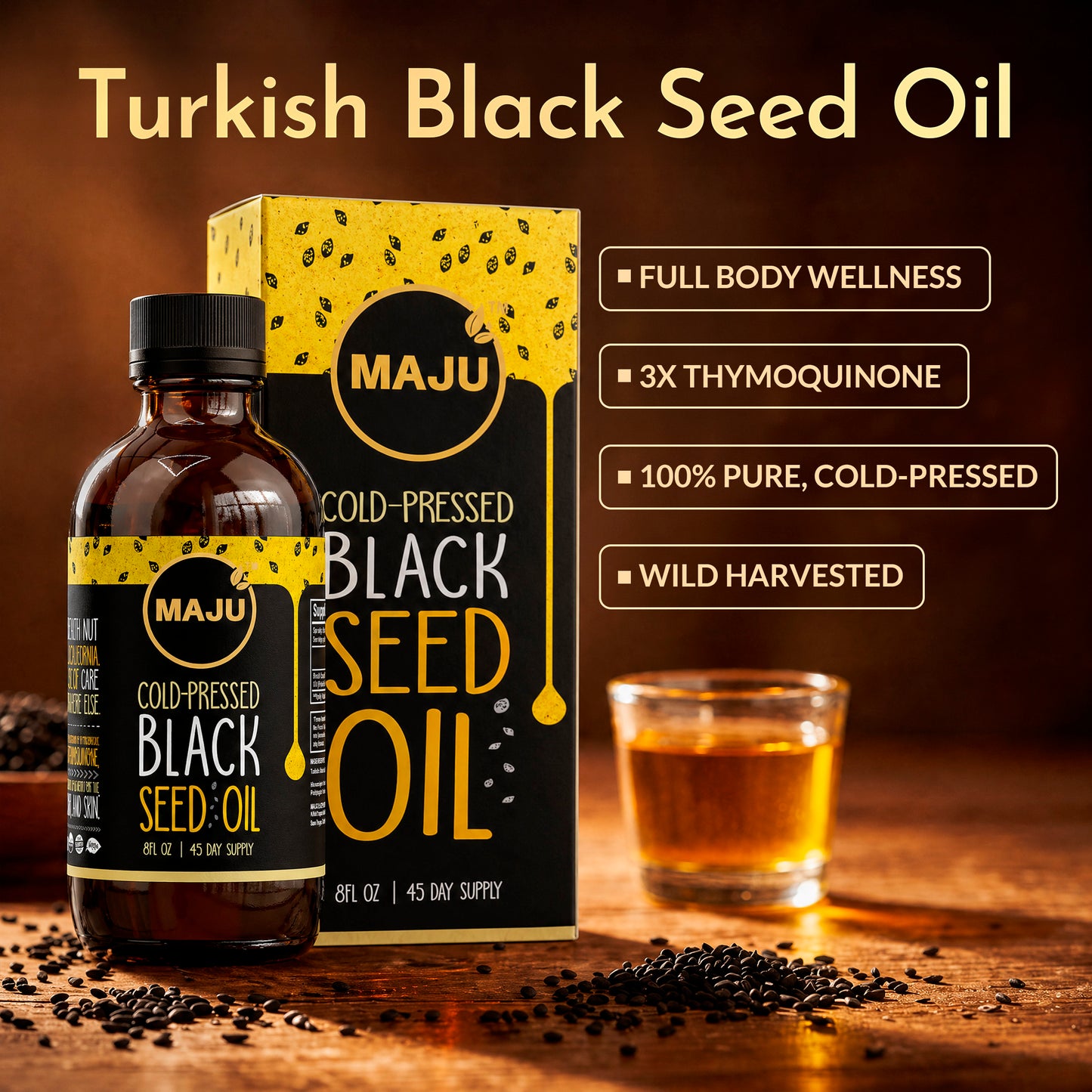 MAJU's Black Seed Oil - Maju Superfoods