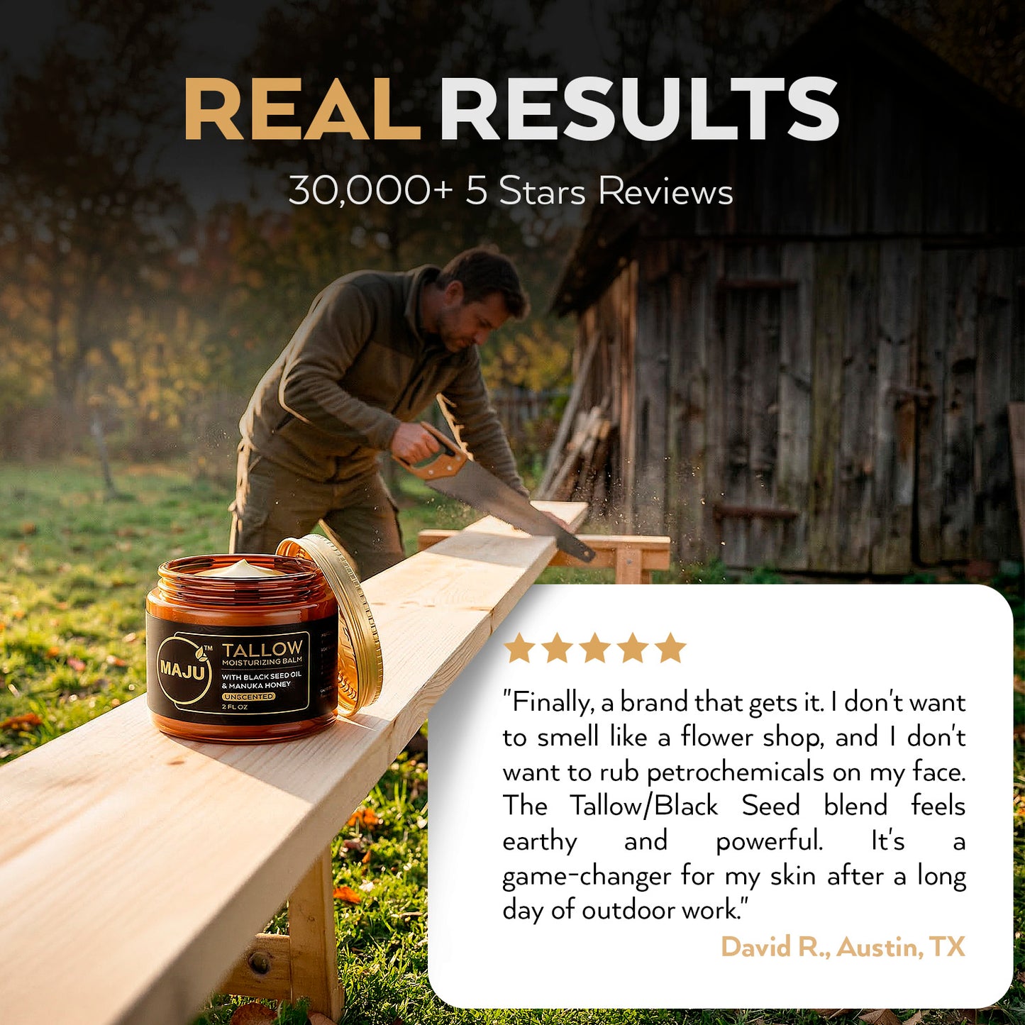 MAJU's Tallow + Black Seed + Manuka Moisturizing Balm - Maju Superfoods