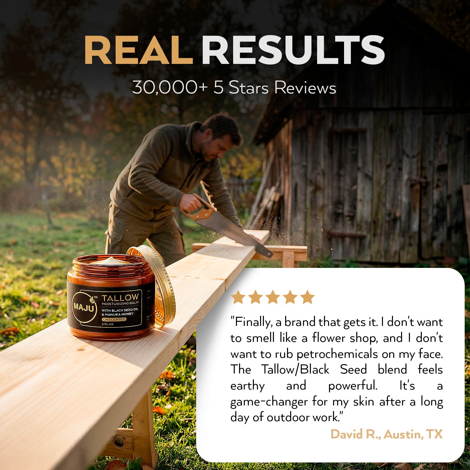 MAJU's Tallow + Black Seed + Manuka Moisturizing Balm - Maju Superfoods