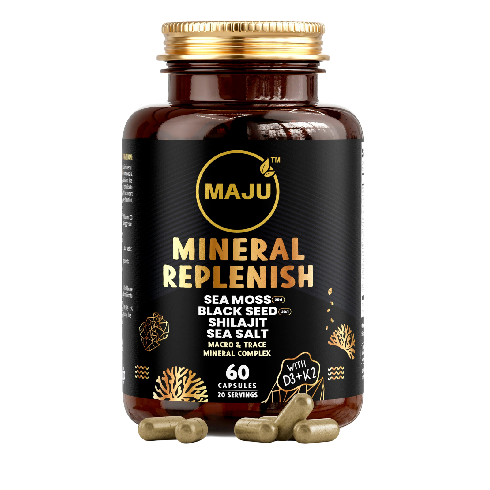 16-in-1 Mineral Replenish — MAJU Sea Moss Macro & Trace Minerals - Image 1