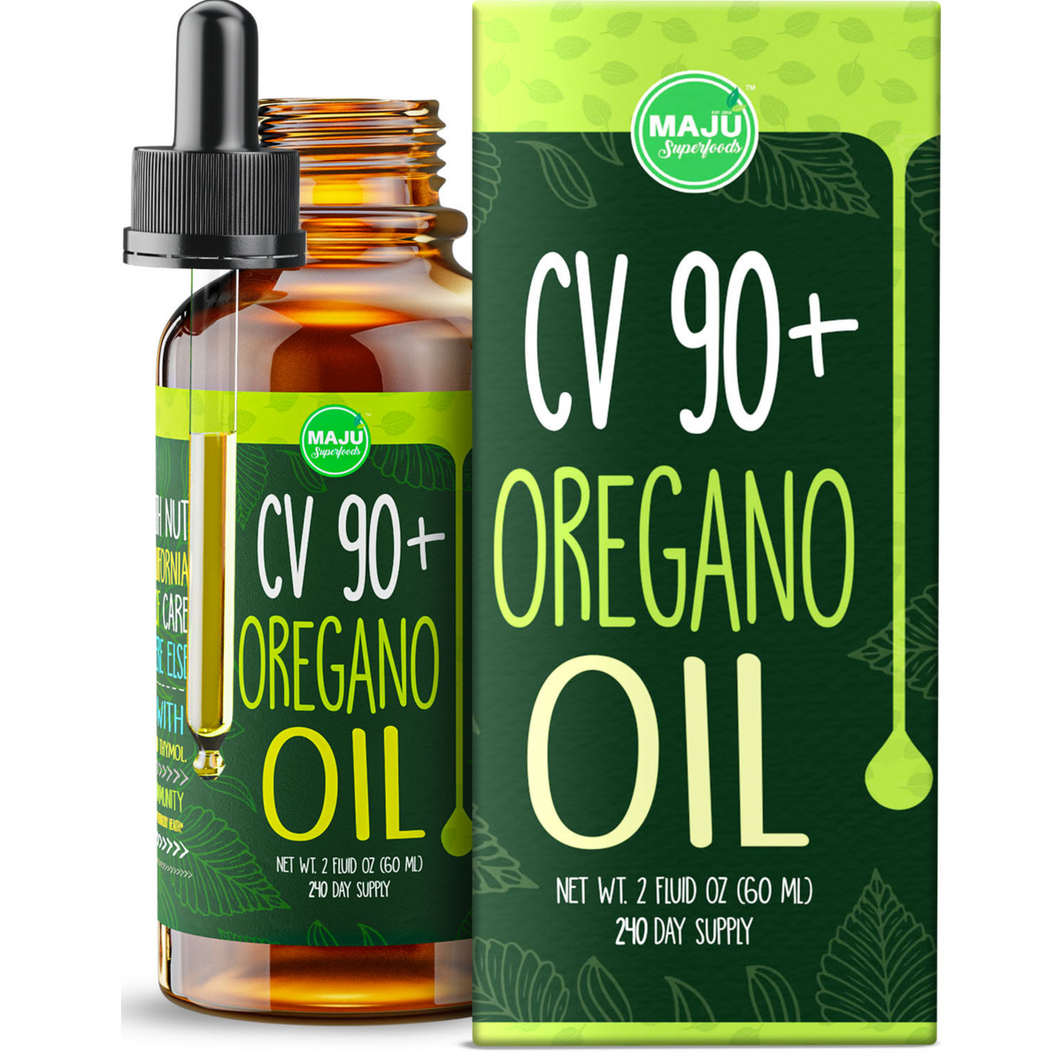 CV90 Oil of Oregano (2oz) Maju Superfoods
