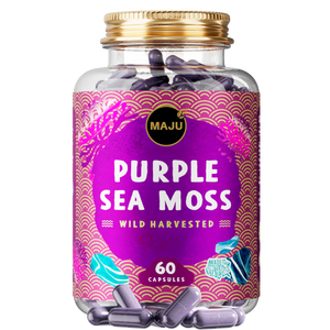 Purple Chondrus Crispus Sea Moss Capsules (60ct) - Thumbnail 1